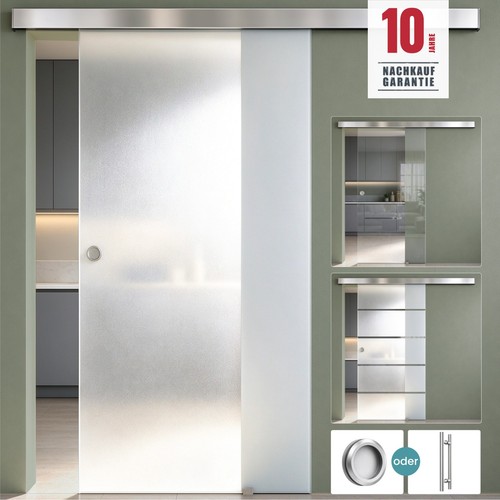 Glasschiebetür komplettset