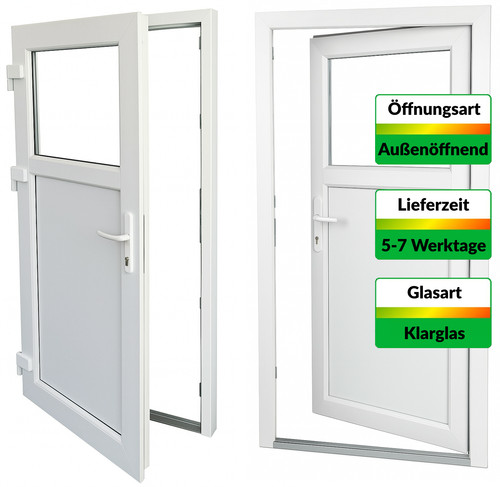 Kunststoff nebeneingangstür - kunststoff,