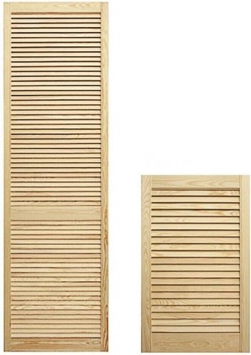 Extra glatte lamellentür - extra, holz