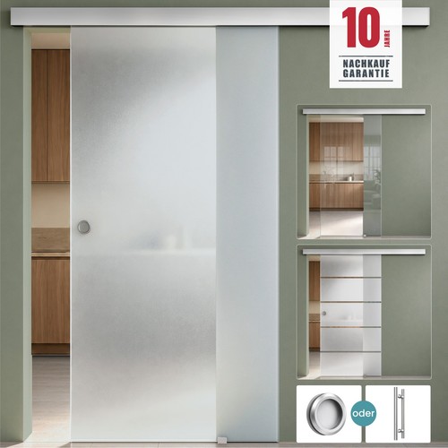 Glasschiebetür komplettset