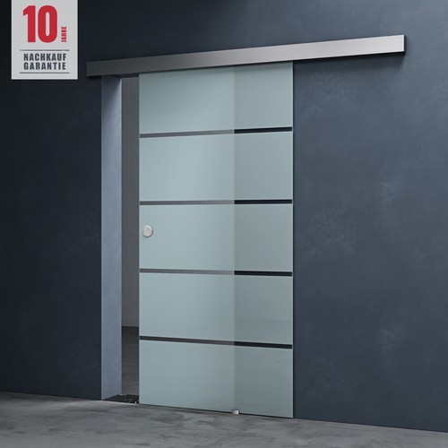 Glasschiebetür komplettset