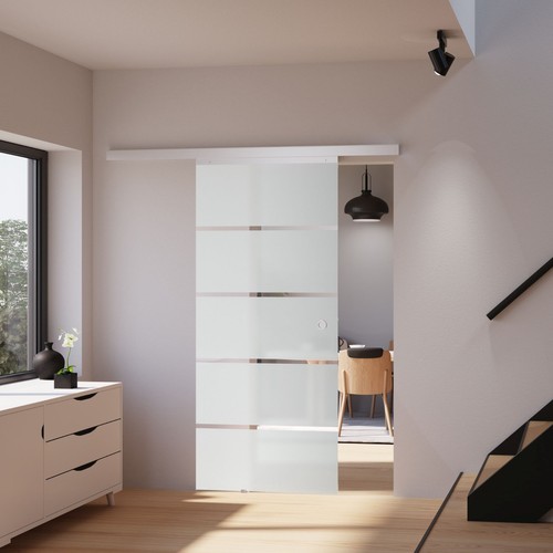 Glasschiebetür komplettset - glasschiebetür,