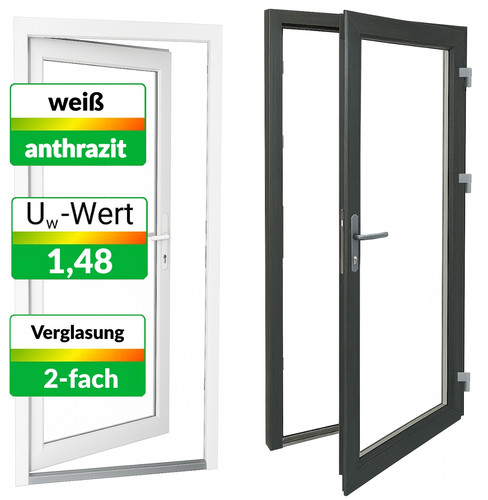 Kunststoff nebeneingangstür - kunststoff,