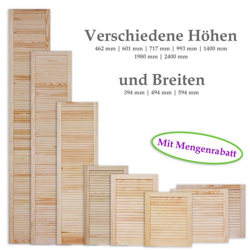 Lamellentür geschlossen